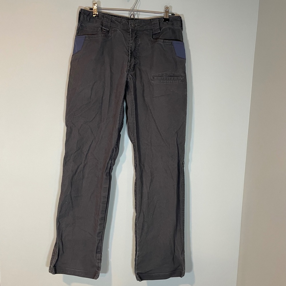 Noble Outfitters Hammer Drill Canvas Work Pants Mens 32x34 Gray Full Flex
